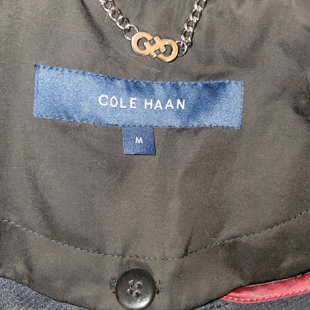 Cole Haan Coat Size M Black - Picture 4 of 11